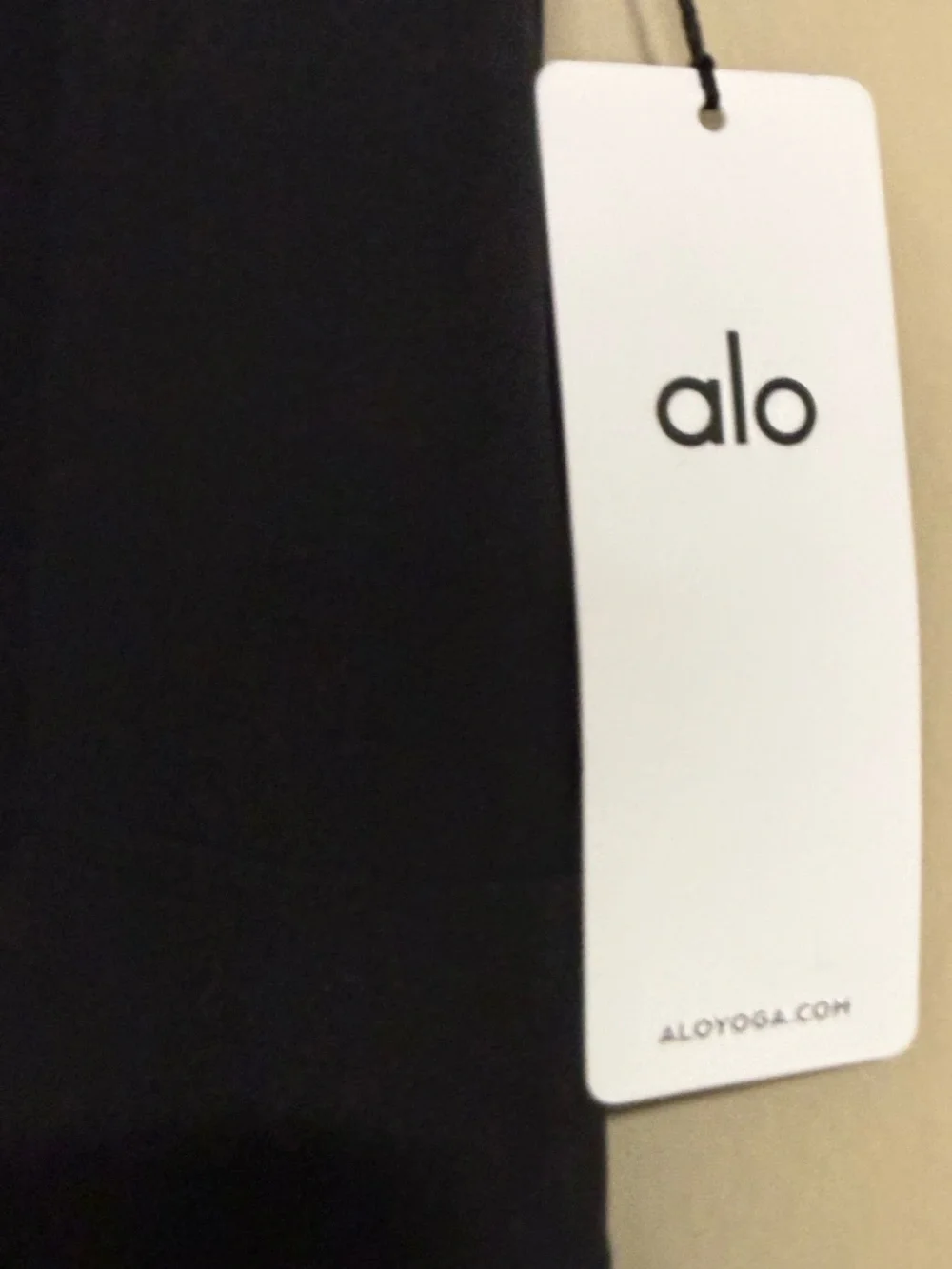 Alo Yoga Mid-Rise Workwear Cargo Pant Black NWT Size L Wide Leg